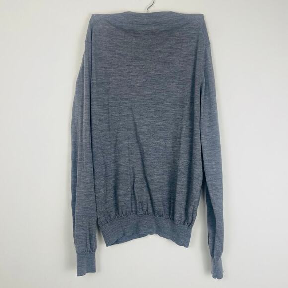 Suitsupply Merino Wool gray sweater size XXL - Picture 3 of 4
